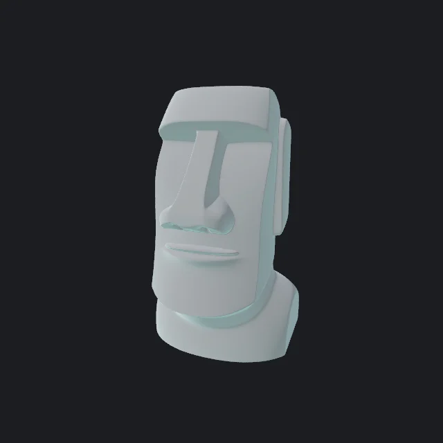 The 3D model 3D Mate generated from the photo