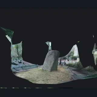 A real monument rebuilt in 3D with Photo Scan